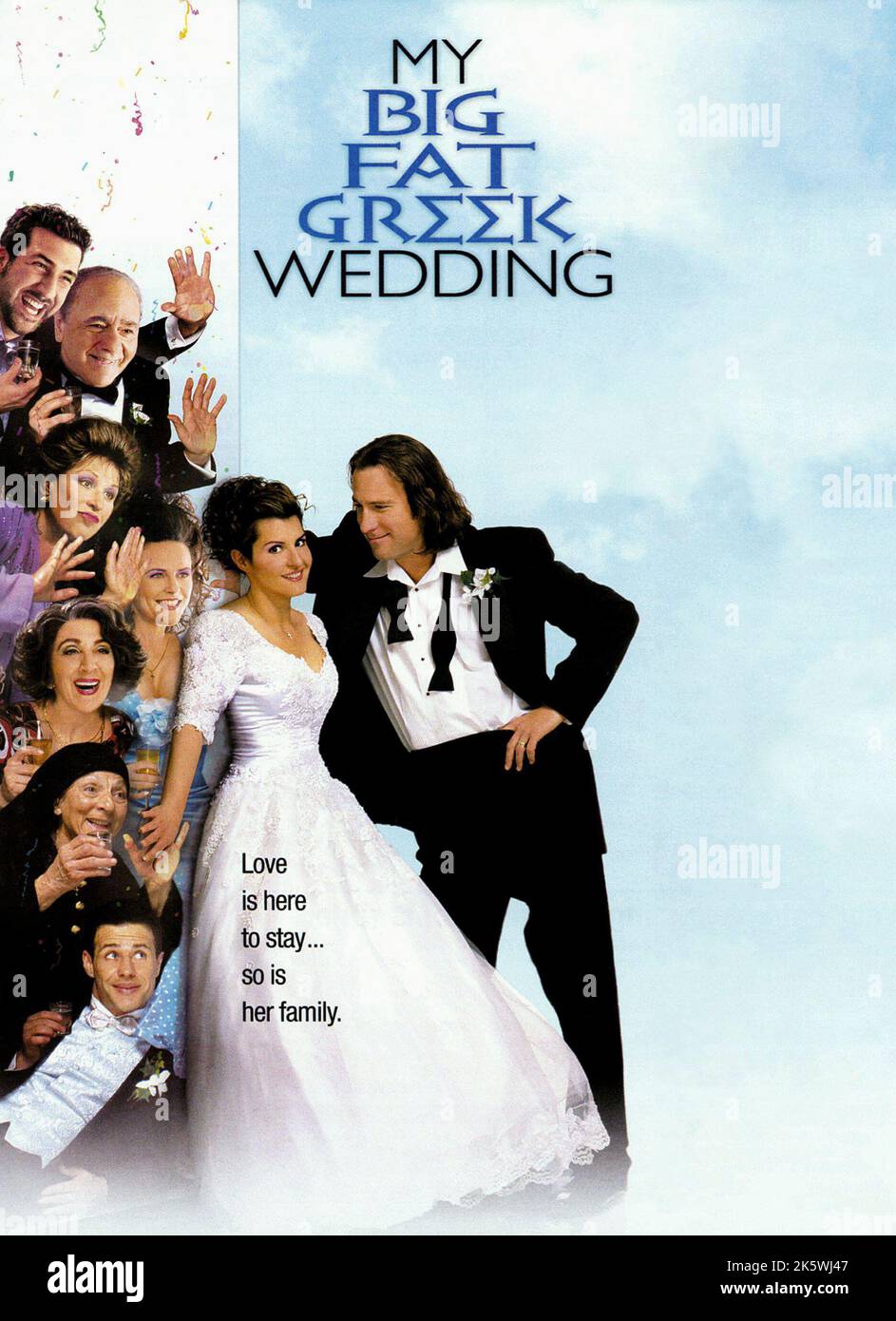 Il mio grande grasso greco matrimonio 2002 il mio grande grasso greco matrimonio film Poster Nia Vardalos, John Corbett Foto Stock