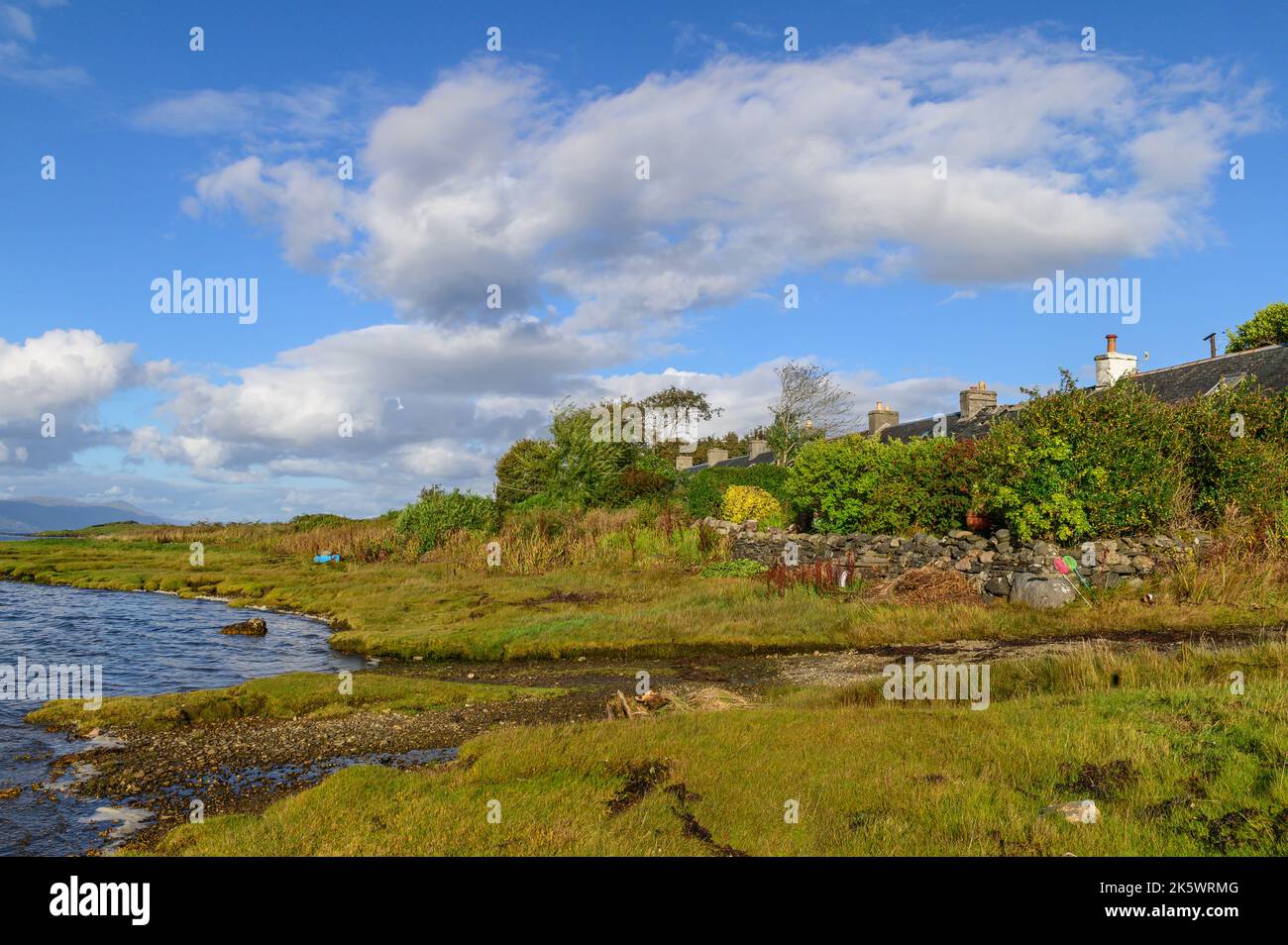 Pittoresco Port Ramsay sull'isola di Lismore, Argyll e Bute, Scozia Foto Stock