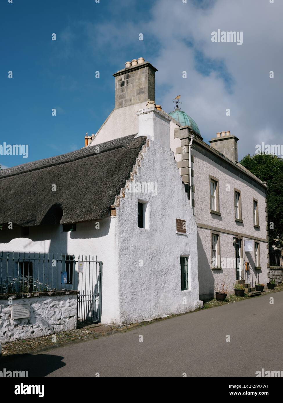 Hugh Miller's Cottage architettura della città vecchia di Cromarty, Black Isle, Ross & Cromarty, Highland, Scozia UK Foto Stock