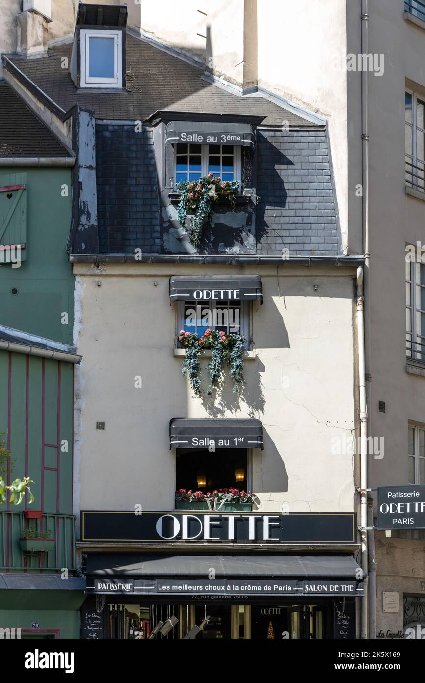 House Odette, famosa Patisserie parigina nel quartiere Latino Foto Stock