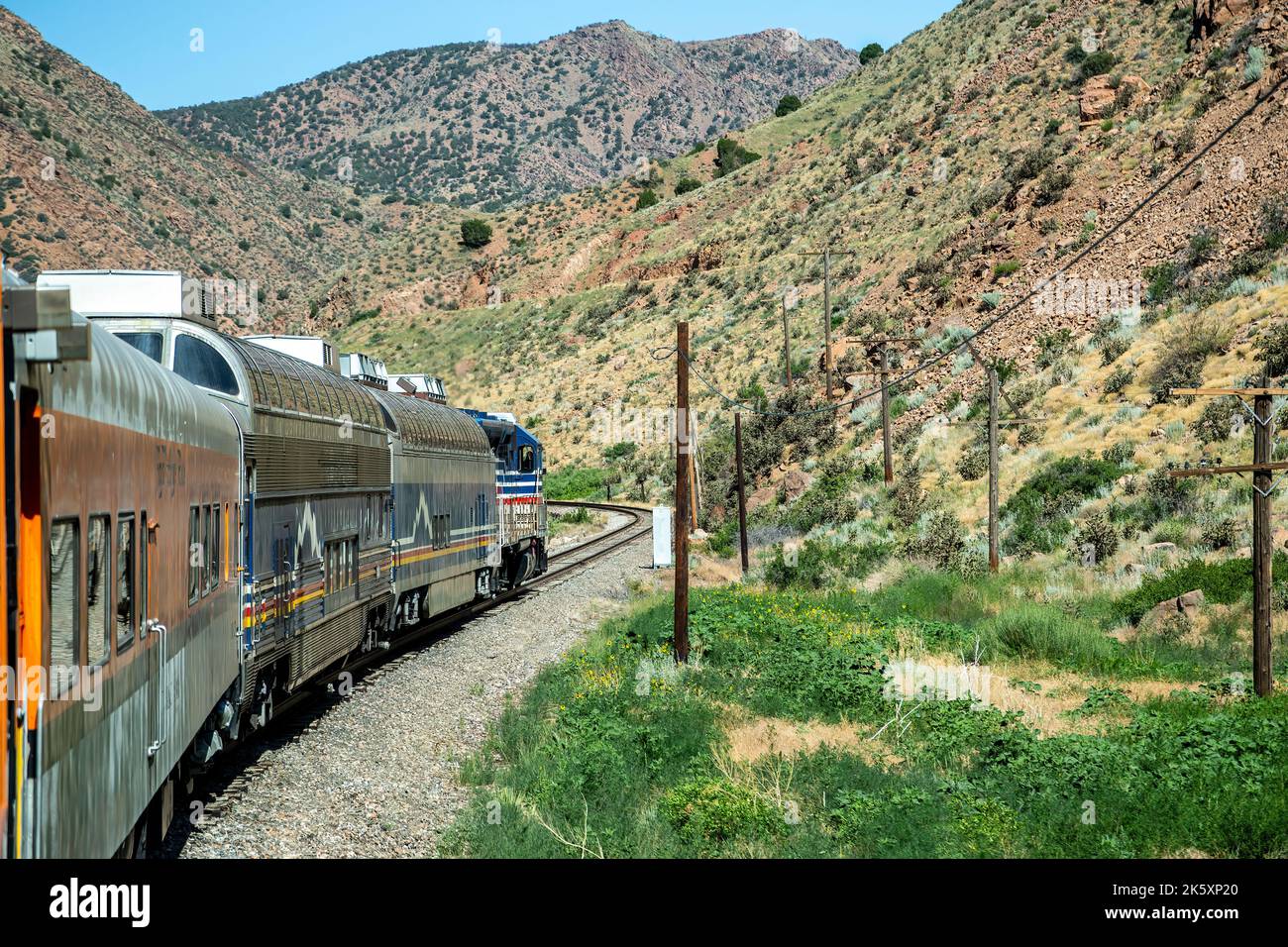Royal Gorge Route Railroad, Canon City, Colorado USA Foto Stock
