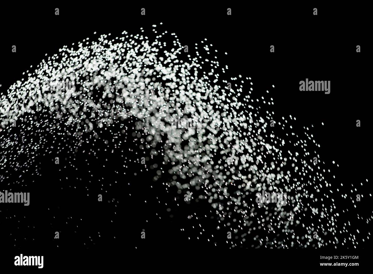 Primo piano dello spray per tubi dell'acqua Foto Stock