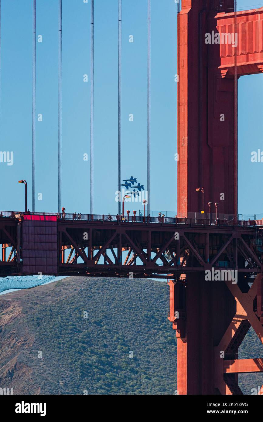 Blue Angeles - settimana della flotta San Francisco - Toby Harriman Foto Stock