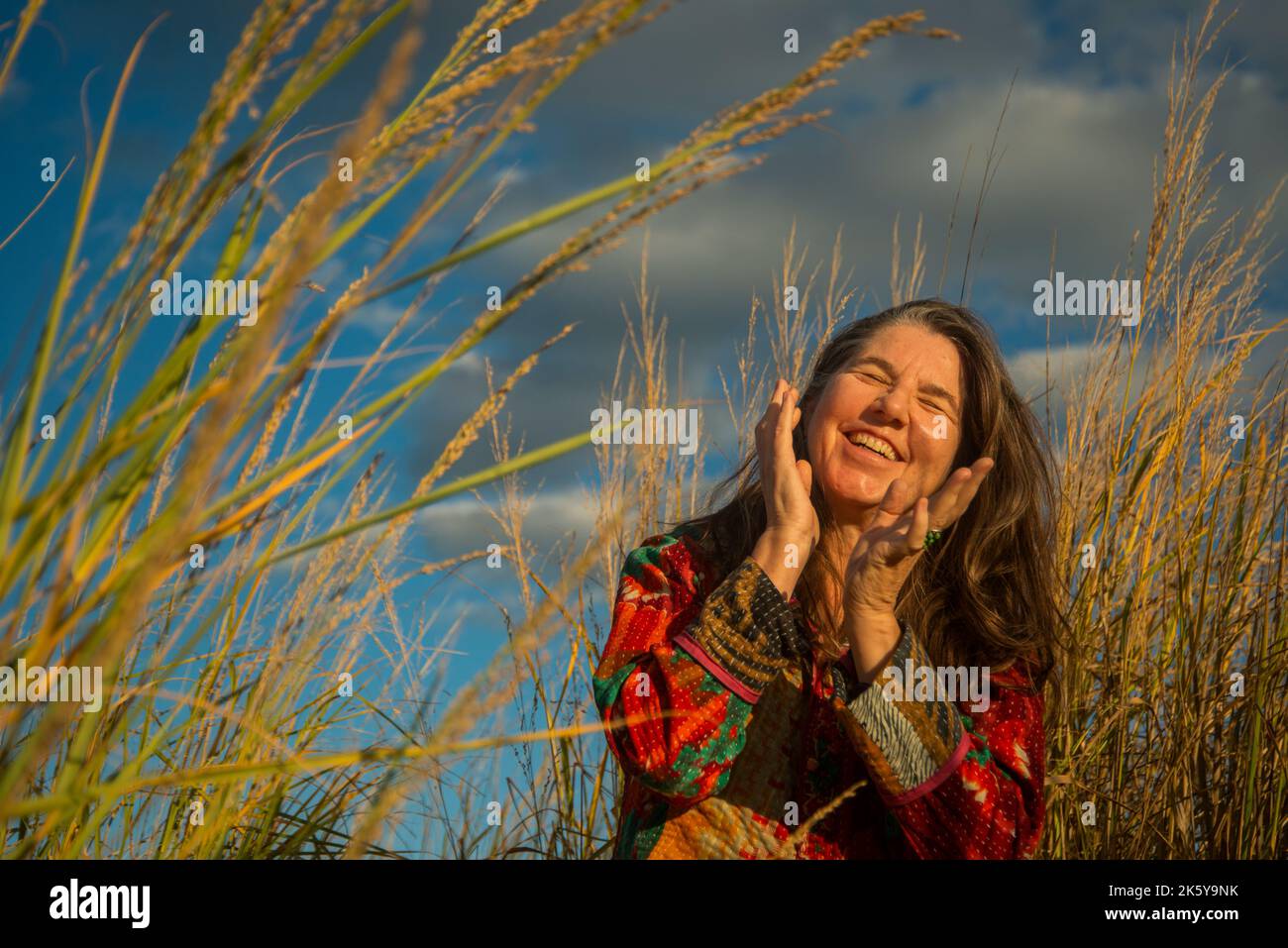 Bellezza guadagnata, oltre 60 e fiducioso Foto Stock