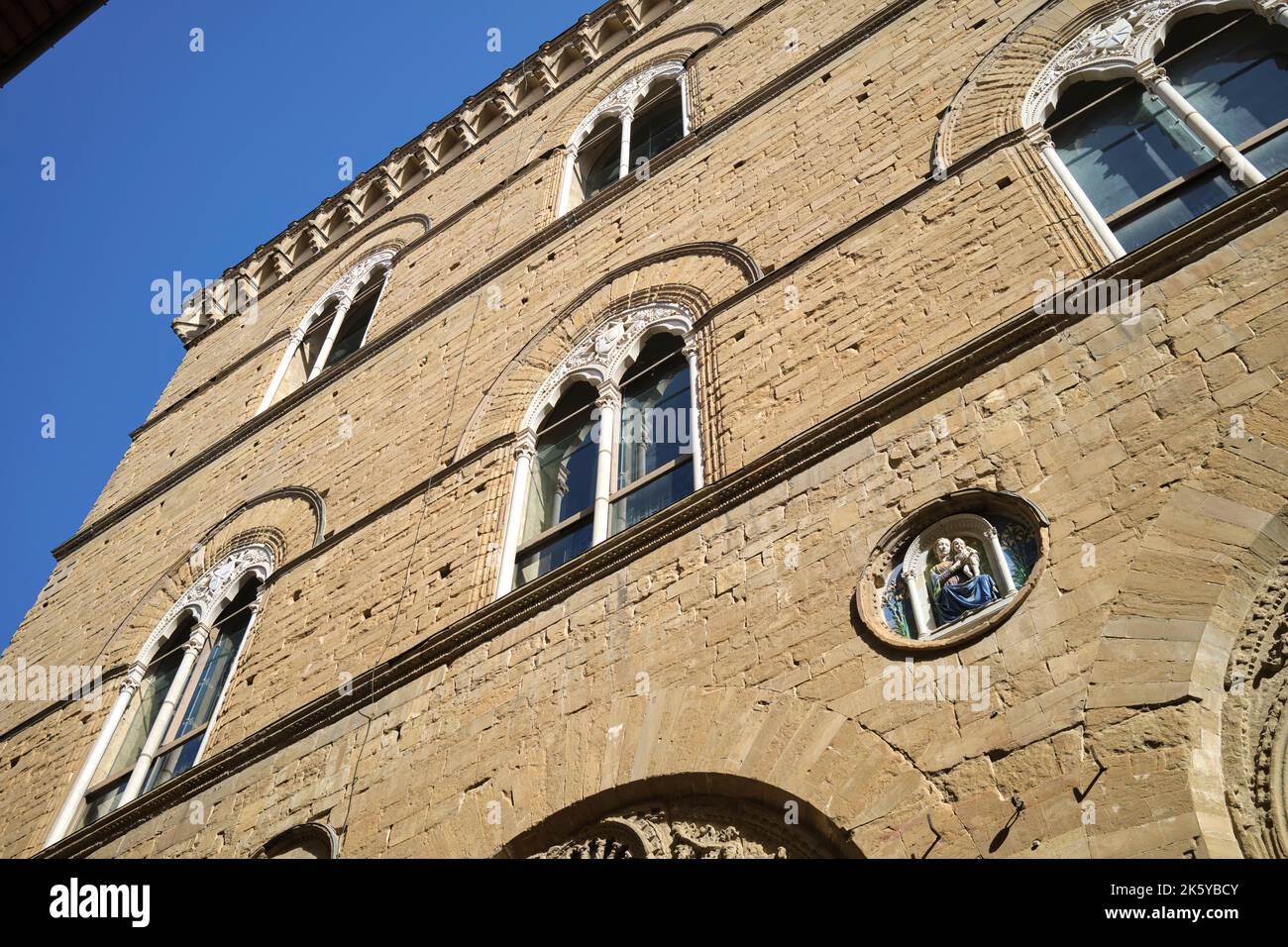 Chiesa di Orsanmichele a Firenze Foto Stock