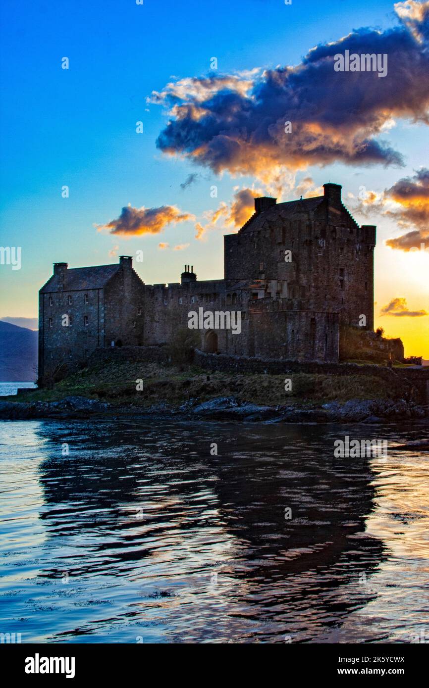 Eilean Donan Castle in Scozia Foto Stock