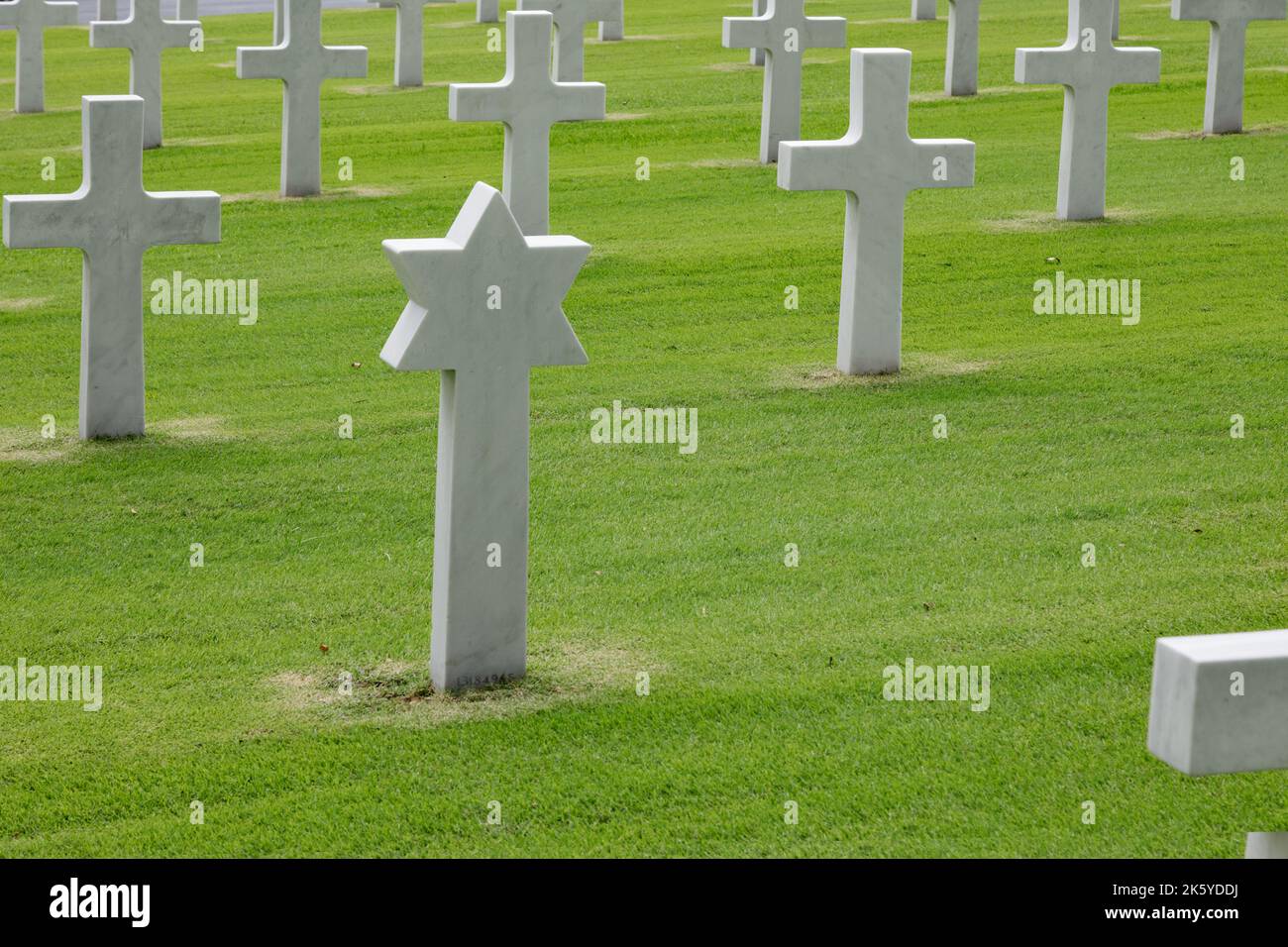 Cimitero e memoriale americano di Manila dove i membri delle forze armate americane e filippine sono stati uccisi nelle Filippine durante il WW2 Foto Stock