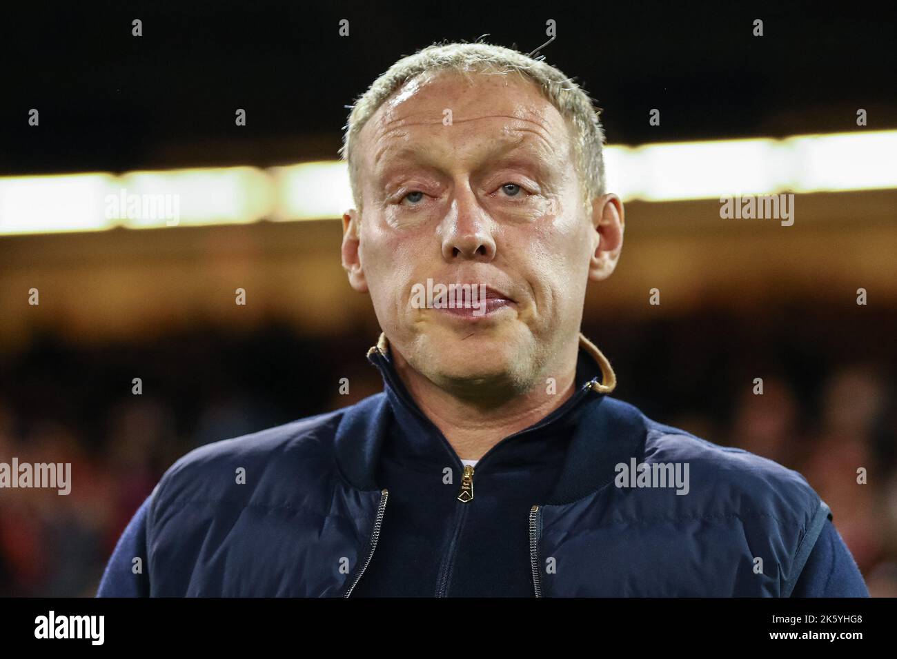 Steve Cooper manager di Nottingham Forest durante la partita della Premier League Nottingham Forest vs Aston Villa a City Ground, Nottingham, Regno Unito, 10th ottobre 2022 (Foto di Gareth Evans/News Images) Foto Stock