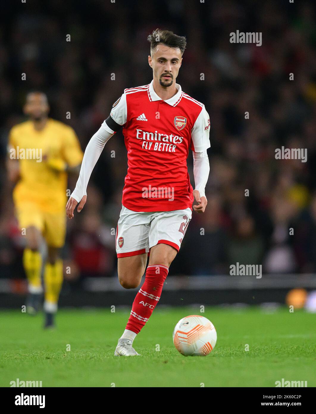 06 ottobre 2022 - Arsenal / FK Bodo/Glimt - UEFA Europa League - Gruppo A - Emirates Stadium Fabio Vieira dell'Arsenal durante la UEFA Europa League Group Una partita all'Emirates Stadium, Londra. Foto : Mark Pain / Alamy Live News Foto Stock