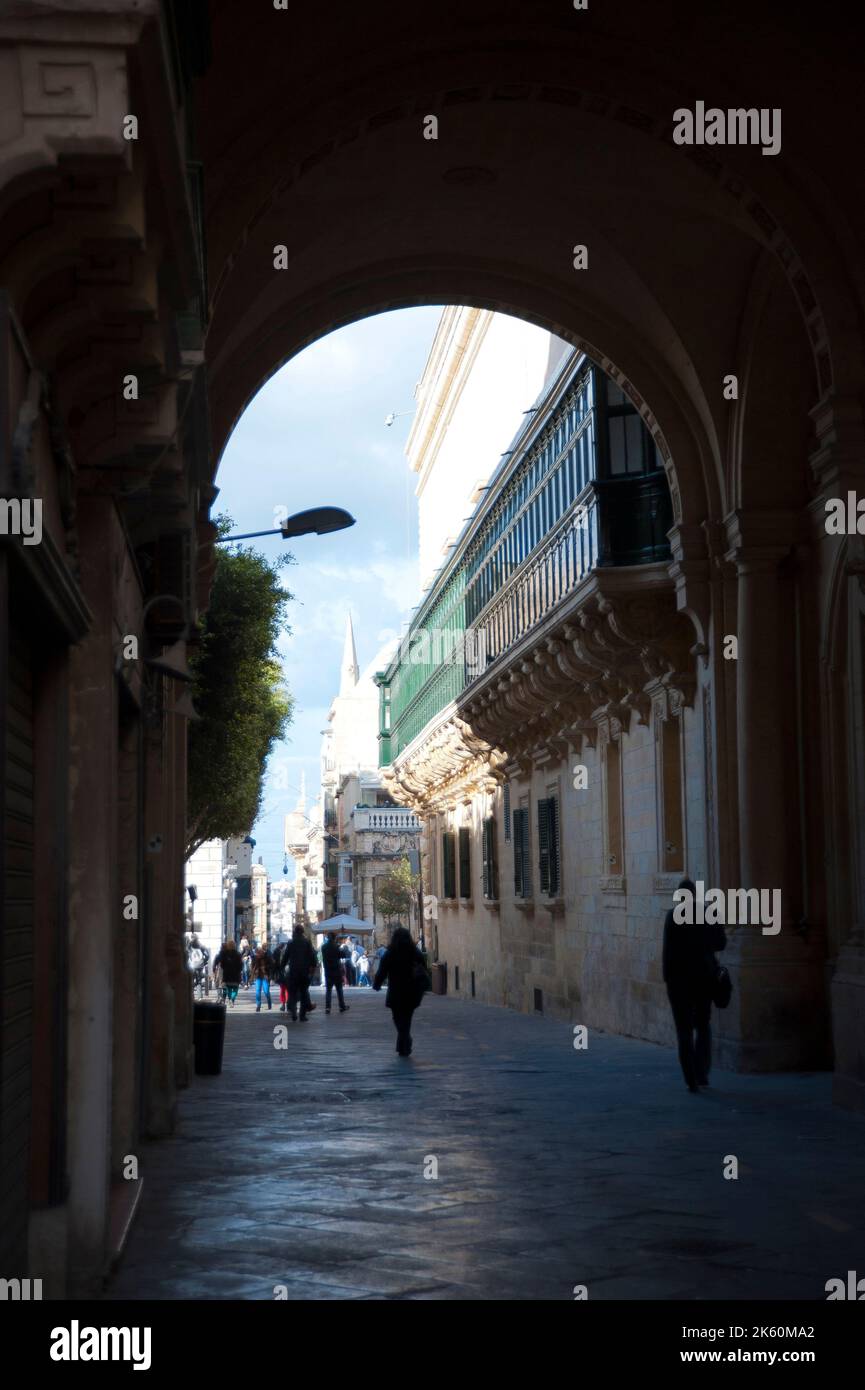 La Valletta, capitale della cultura 2018, Isola di Malta, Mar Mediterraneo, Europa Foto Stock