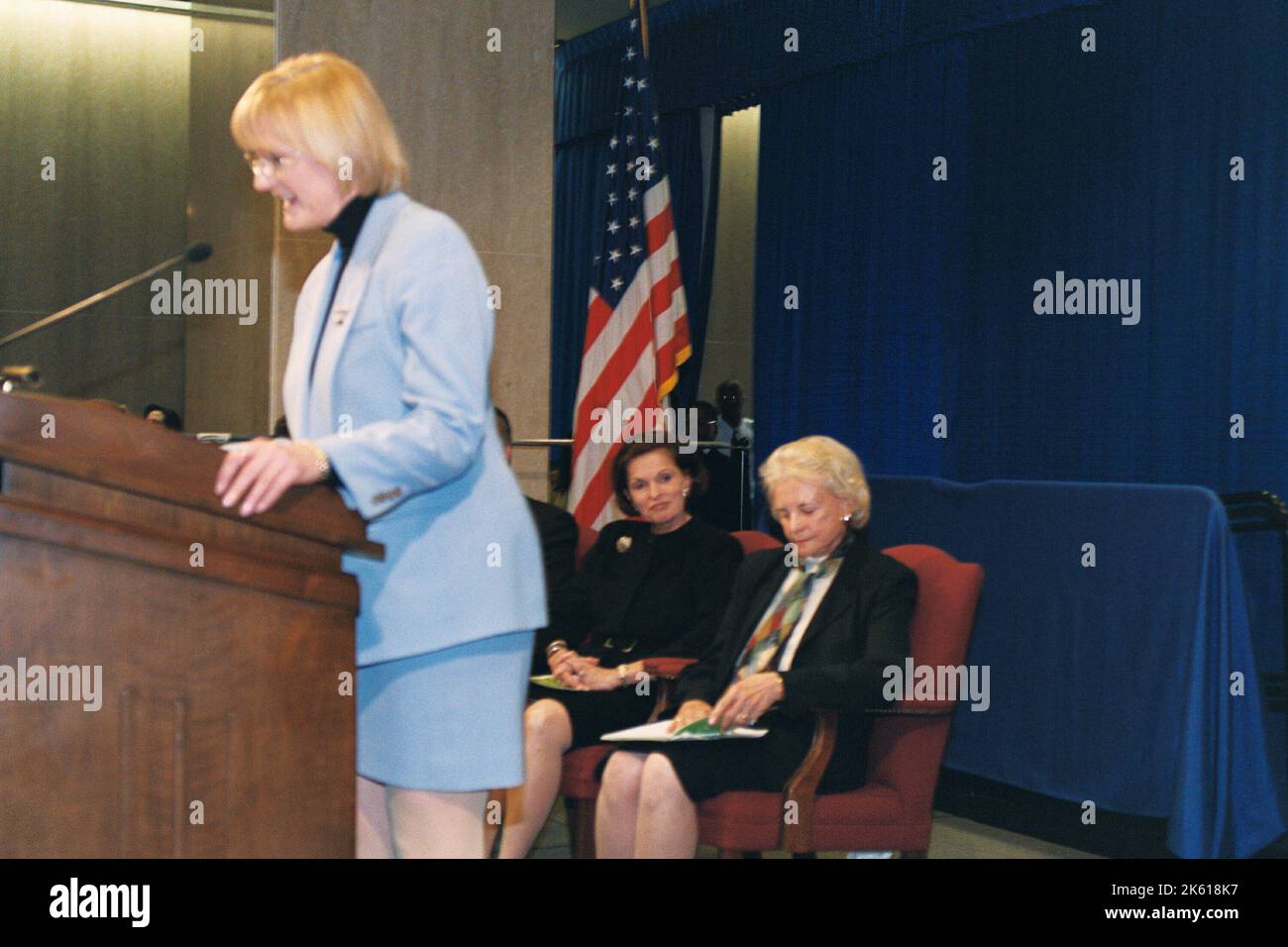 Ufficio del Segretario - cerimonia di benvenuto del Segretario Elaine Chao Foto Stock