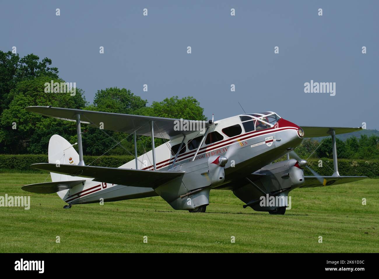 De Havilland dh 89 Dragon rapide, G-AGSH, Old Warden, Biggleswade, Bedfordshire, Inghilterra, Regno Unito. Foto Stock