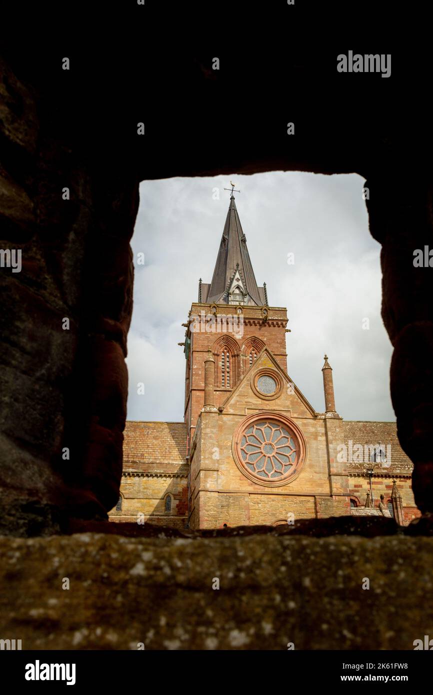 St Magnus Cathedral, Kirkwall, Orkney, Regno Unito 2022 Foto Stock