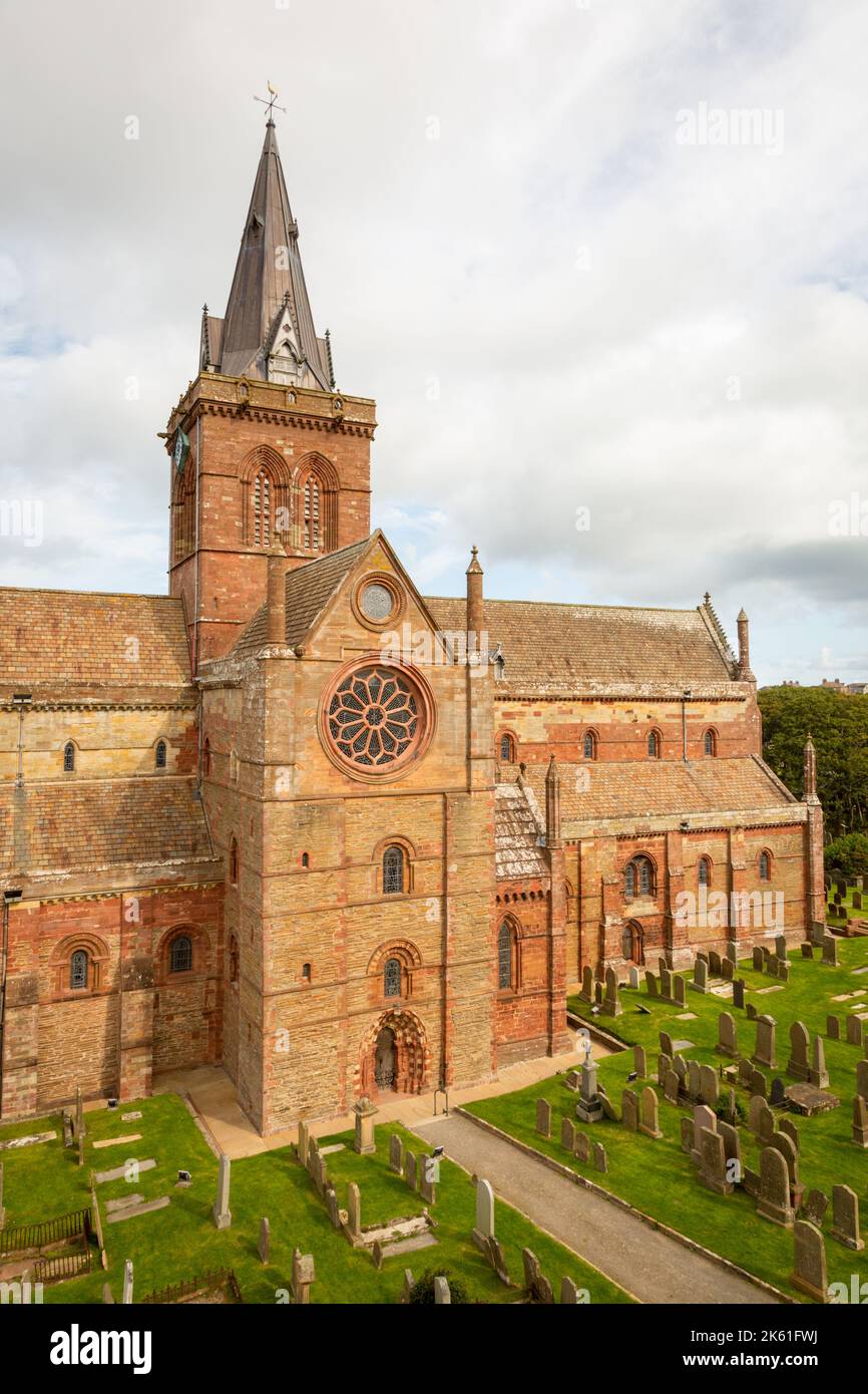 St Magnus Cathedral, Kirkwall, Orkney, Regno Unito 2022 Foto Stock