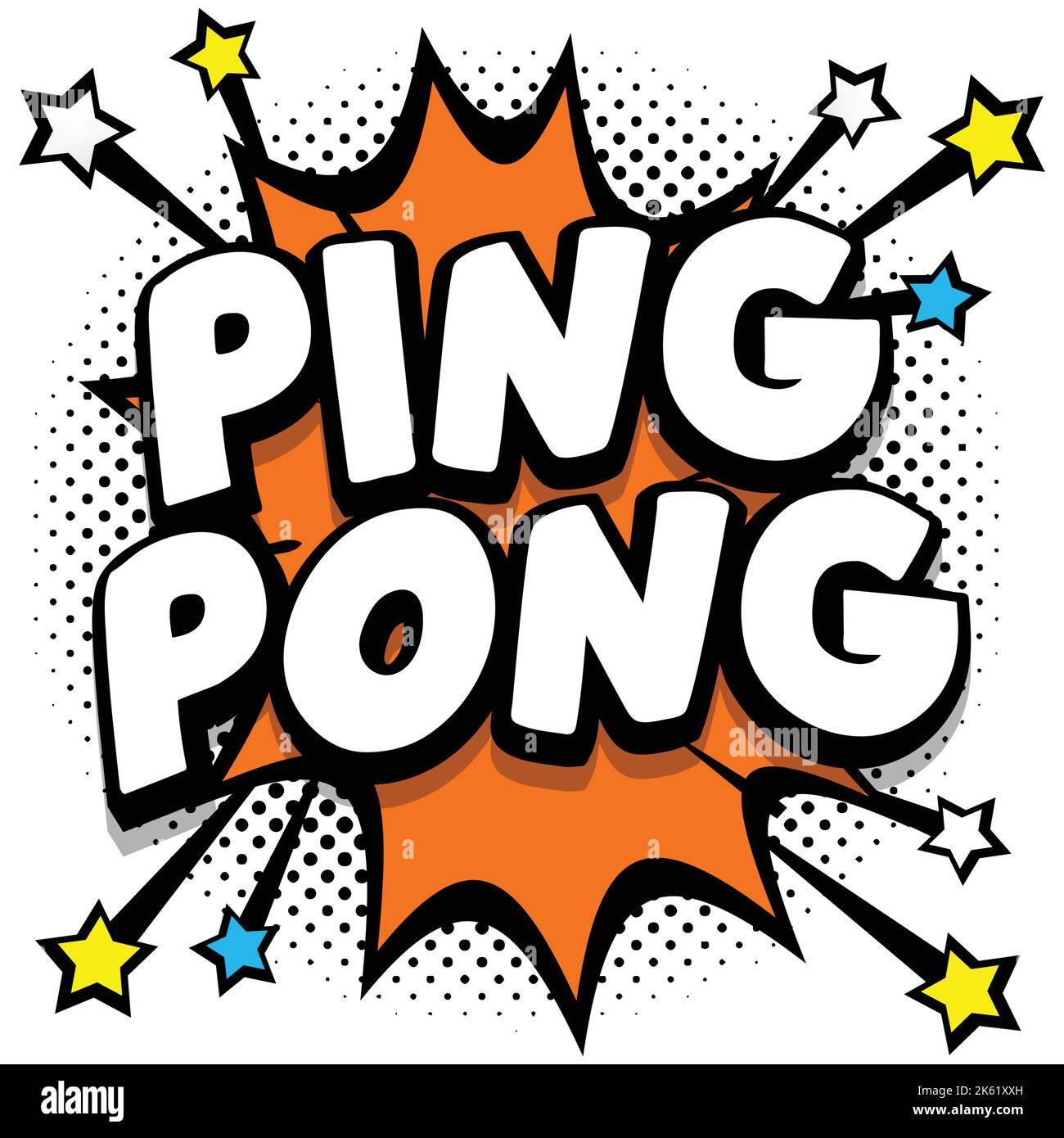 Ping pong Pop art fumetti fumetti fumetti fumetti fumetti fumetti fumetti  effetti sonori Vector Illustration Immagine e Vettoriale - Alamy