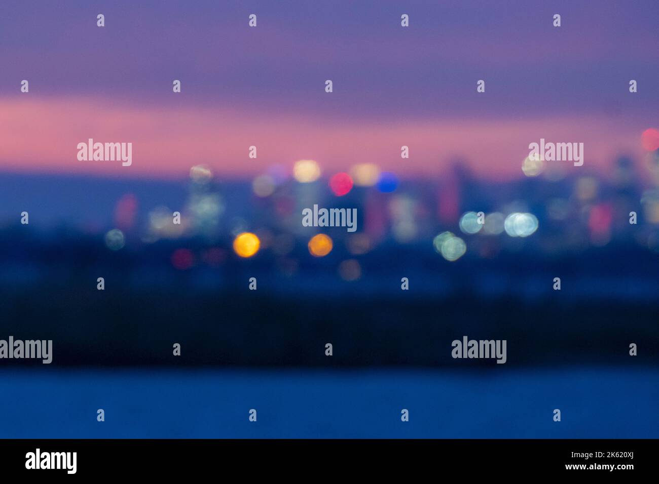 New York City skyline astratto Foto Stock