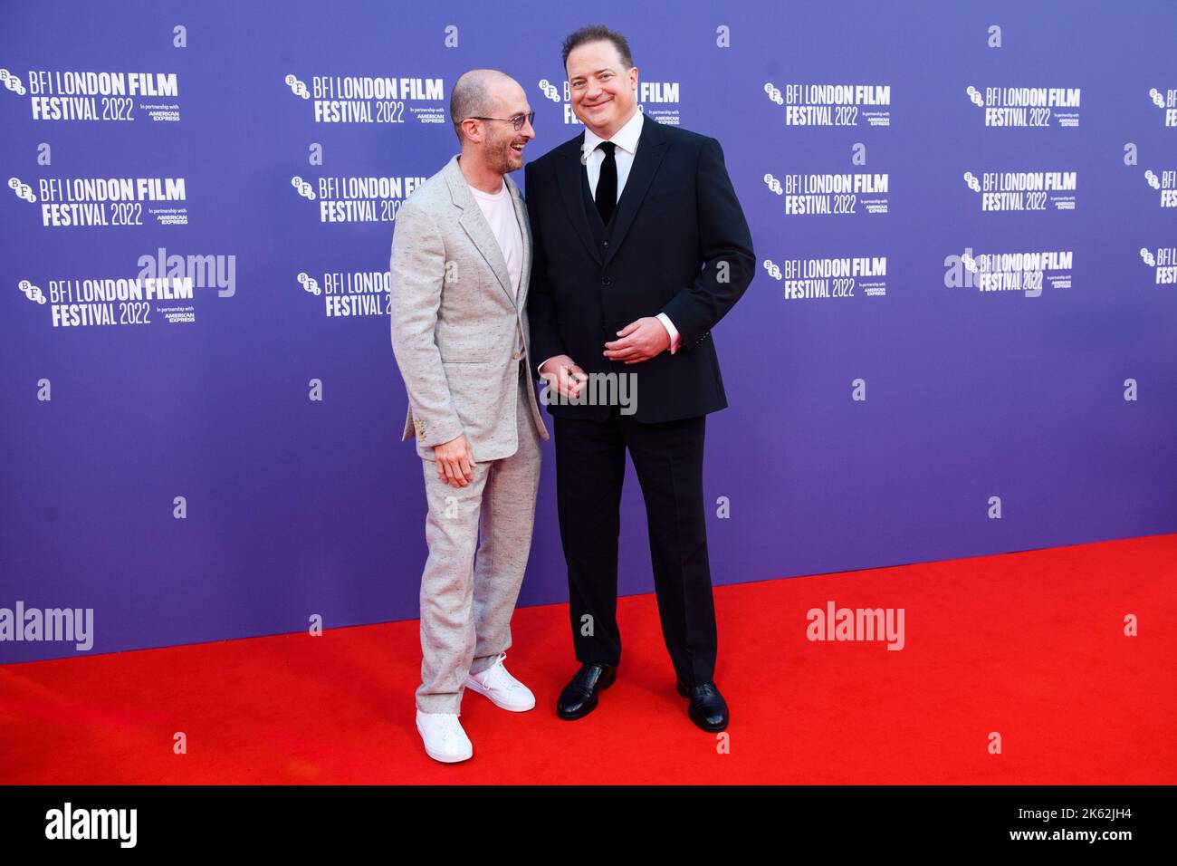 Londra, Regno Unito. 11 ottobre 2022. Darren Aronofsky partecipa alla prima edizione britannica della balena durante il BFI London Film Festival 2022, al Royal Festival Hall, Southbank Centre, Londra. Data immagine: Martedì 11 ottobre 2022. Il credito fotografico dovrebbe essere: Matt Crossick/Empics/Alamy Live News Foto Stock