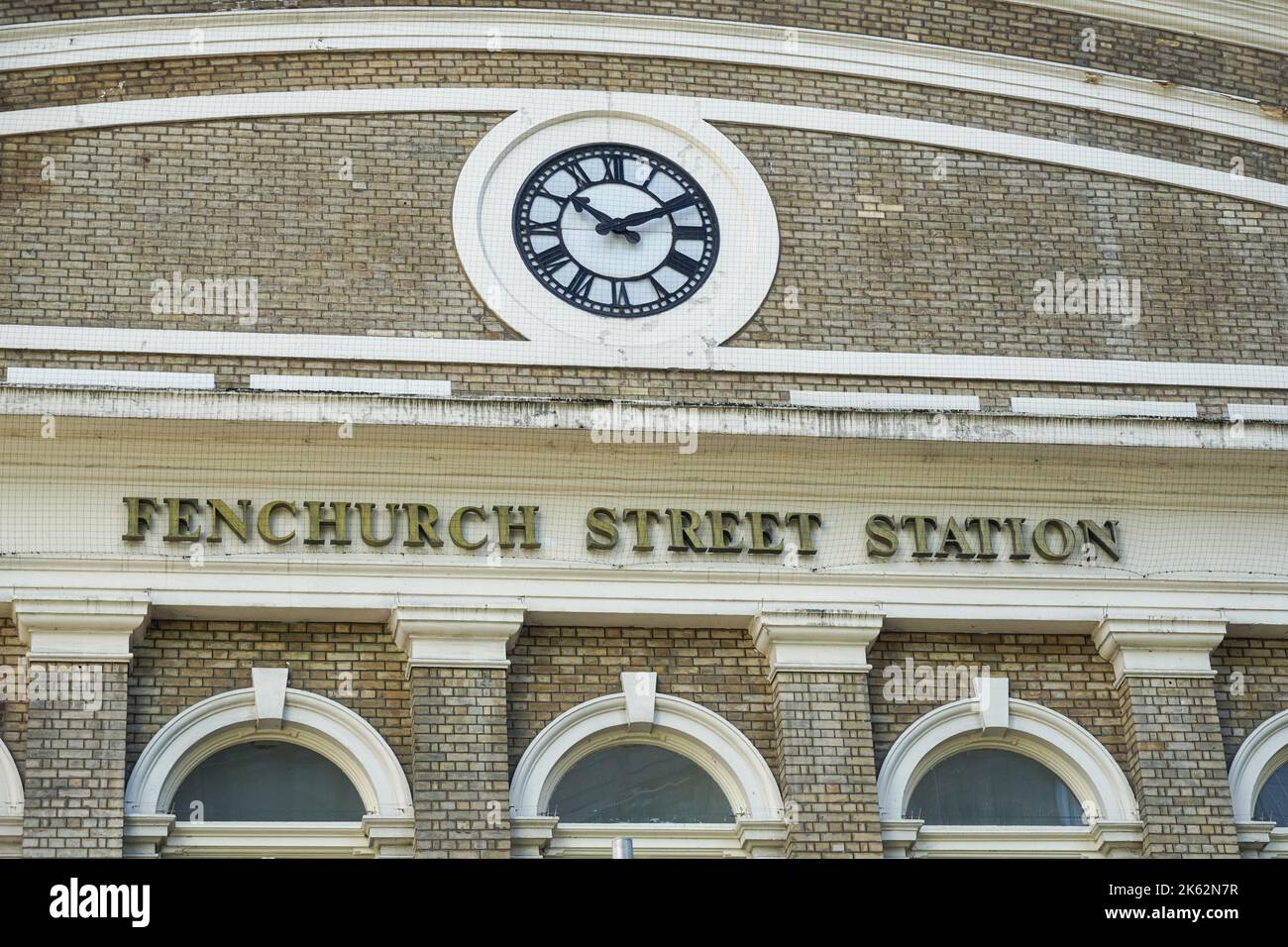 Stazione London Fenchurch Street, Londra, Inghilterra Regno Unito Regno Unito Foto Stock
