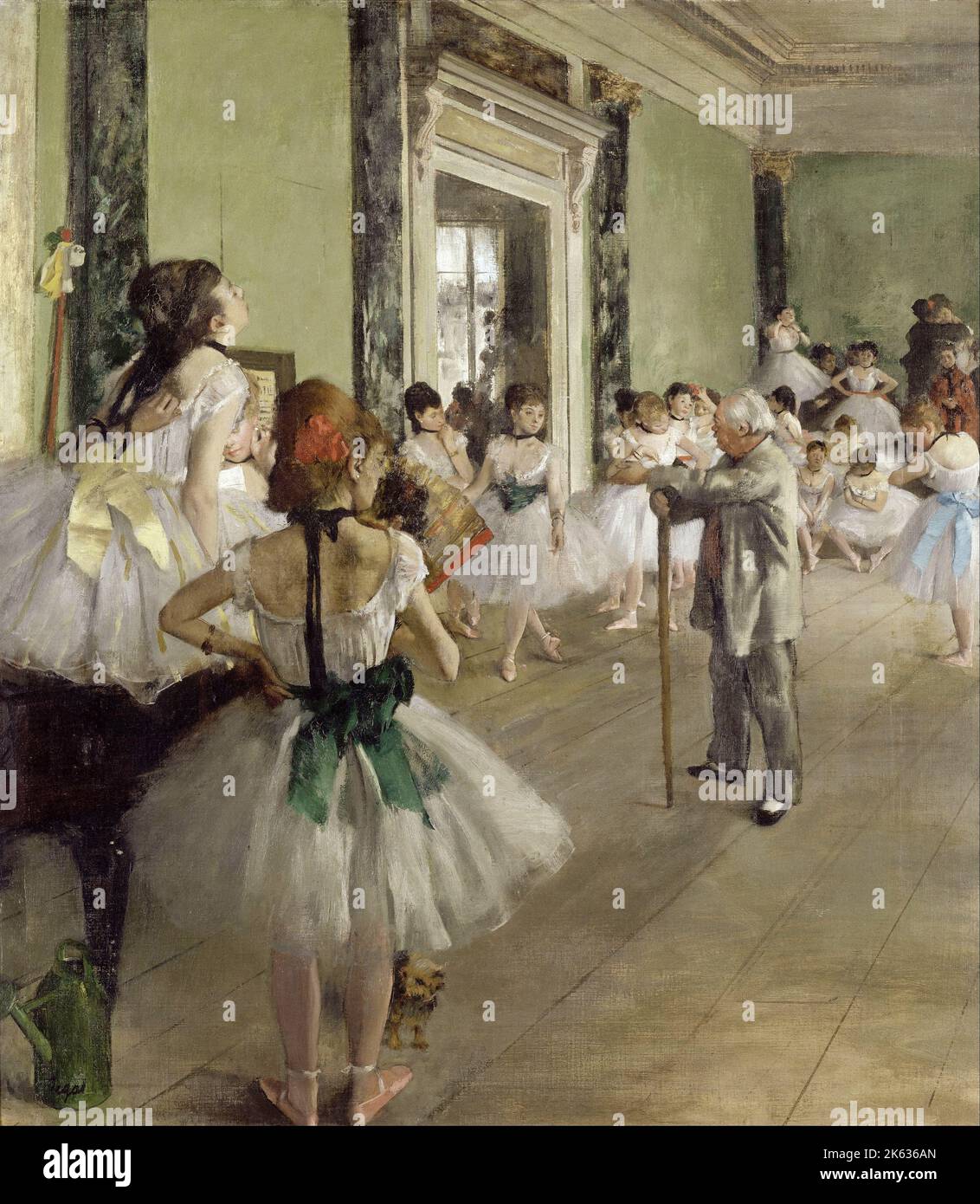 The Dance Class (la Classe de Danse), 1873–1876, Pittura di Edgar Degas Foto Stock
