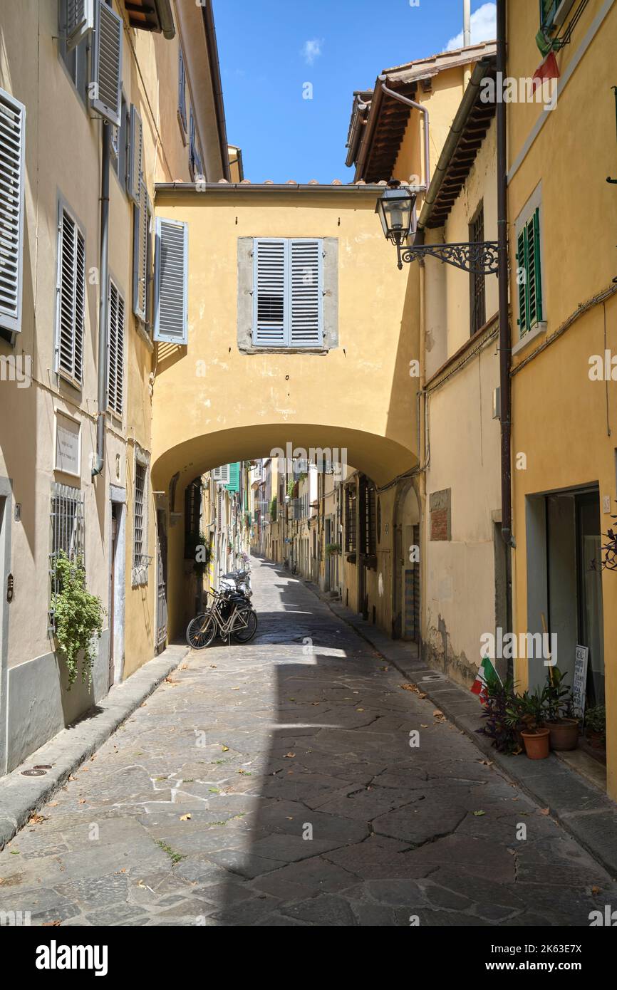 Via d'Ardiglione - la strada dove nacque Filippo Lippi a Firenze Foto Stock
