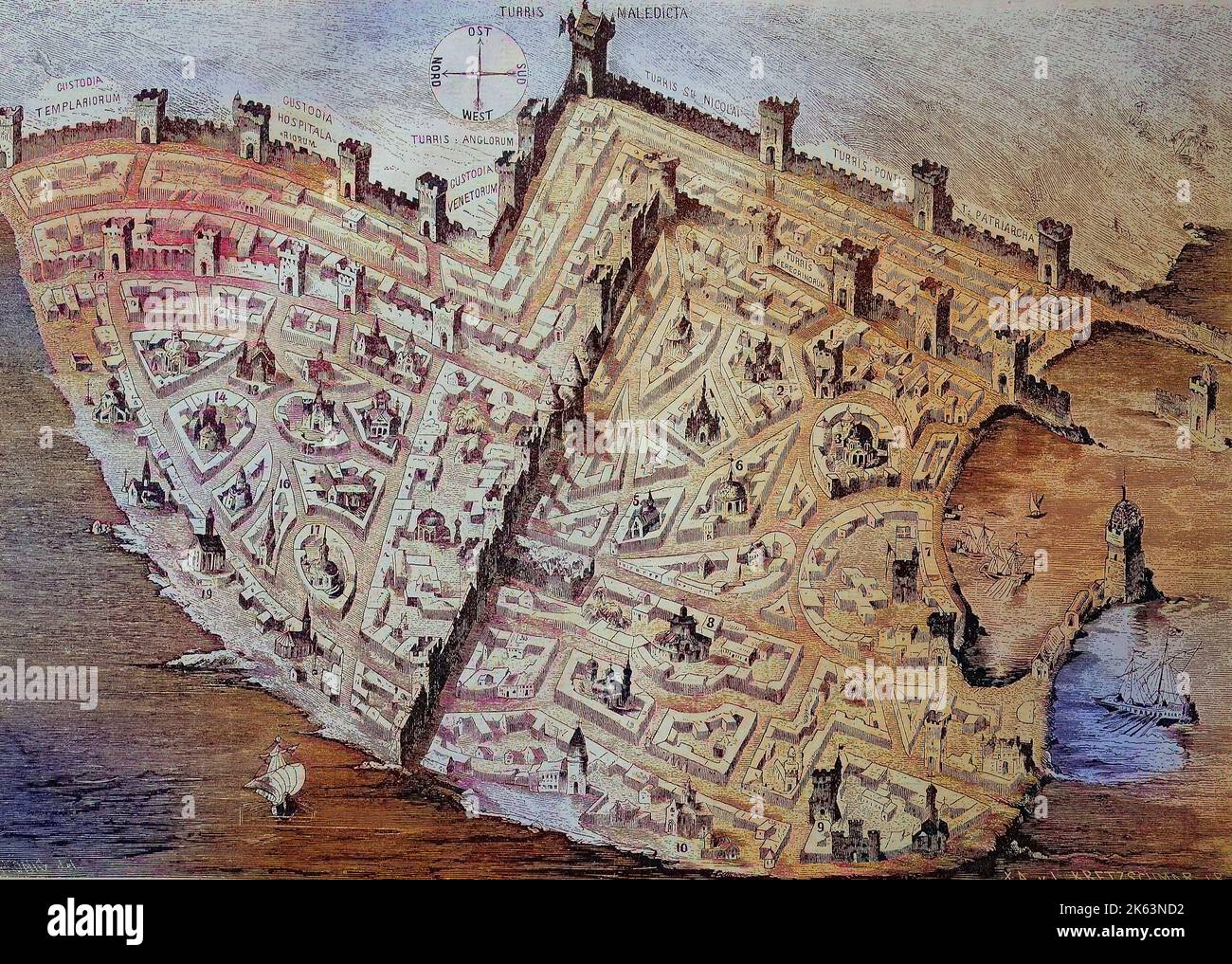 Crociate mappa immagini e fotografie stock ad alta risoluzione - Alamy