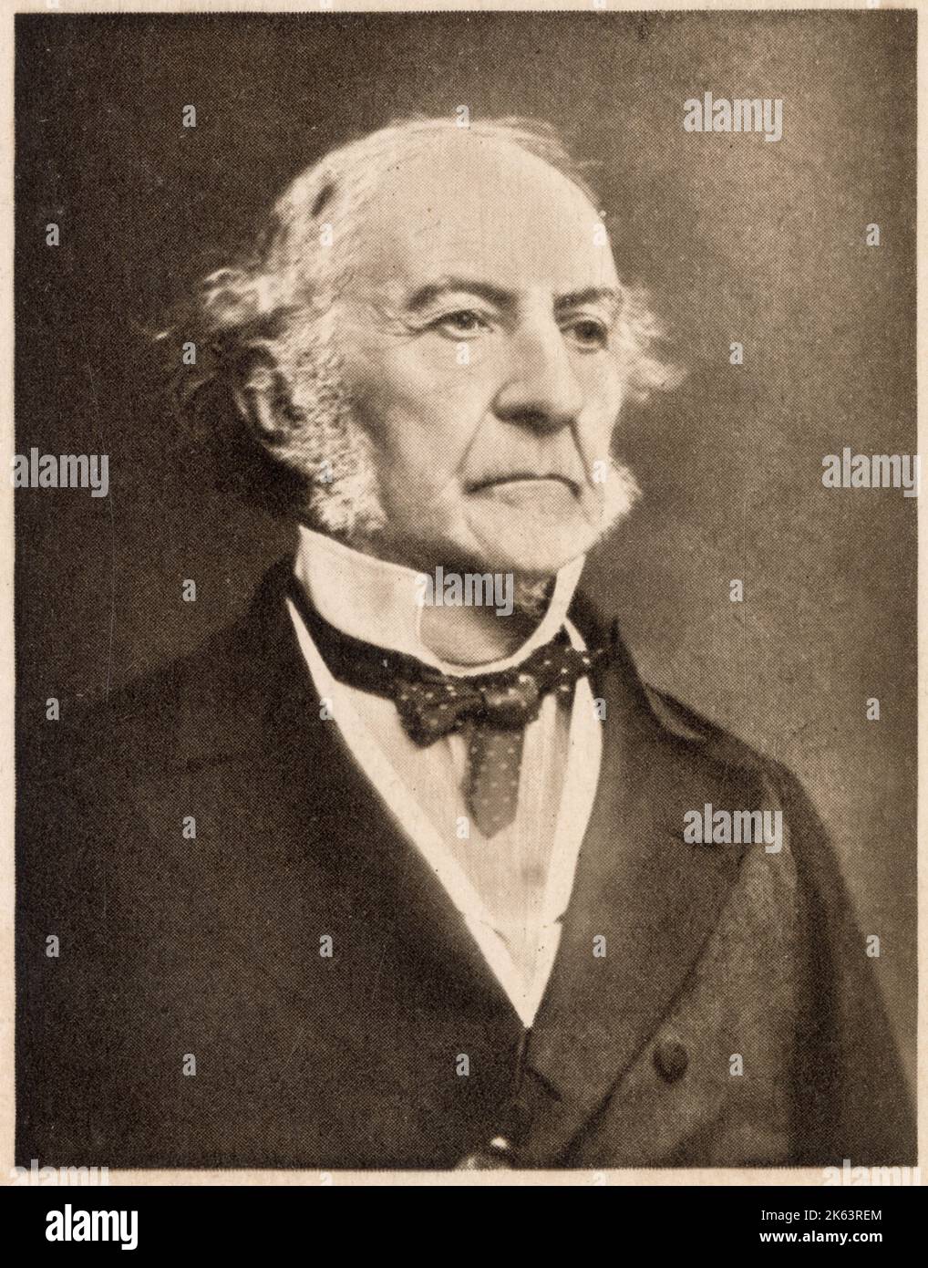 William Ewart Gladstone (1809 - 1898), statista britannico e politico liberale. In una carriera durata oltre 60 anni, ha servito per 12 anni come primo ministro del Regno Unito Foto Stock