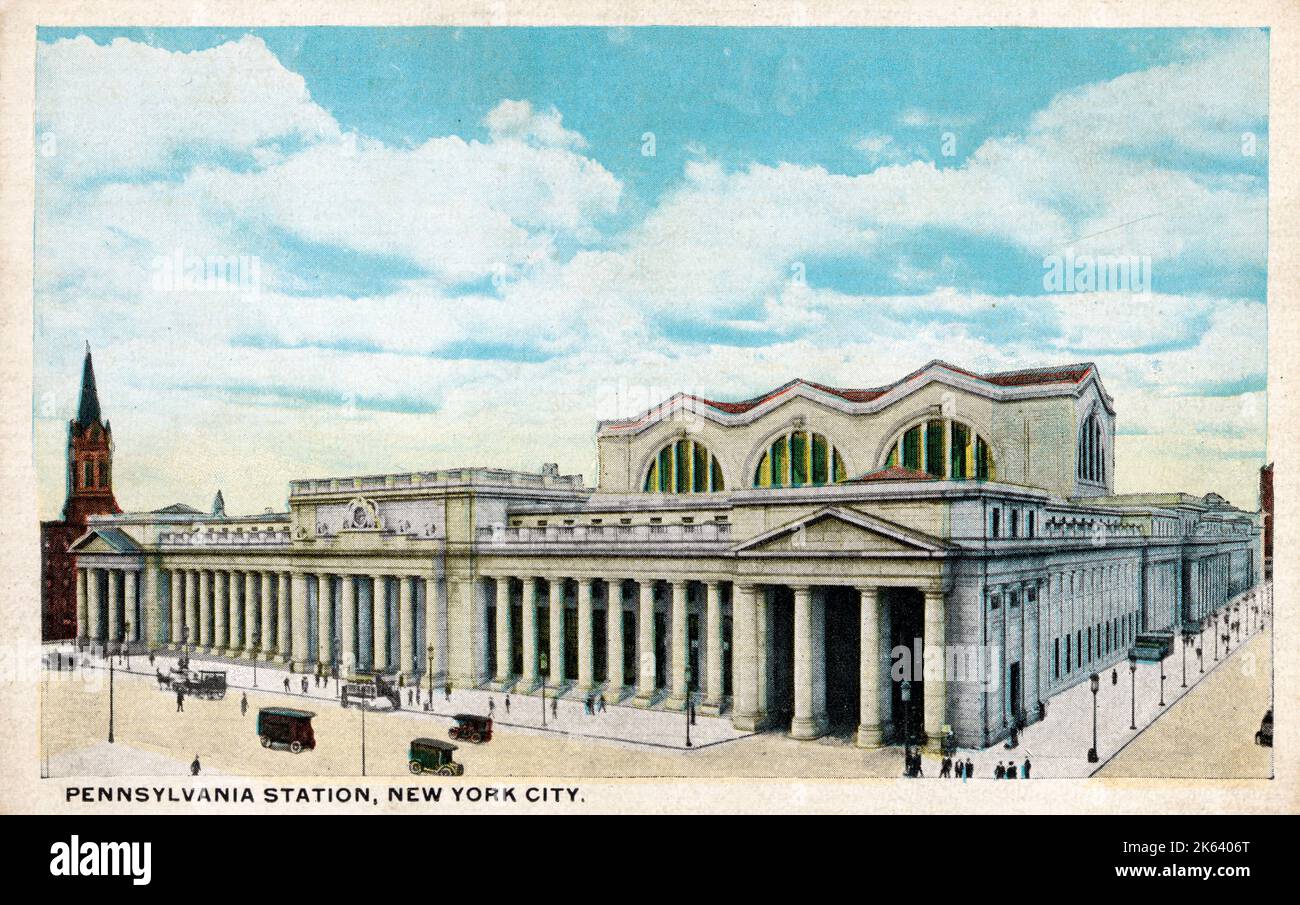 Pennsylvania Station, New York City, USA. Foto Stock
