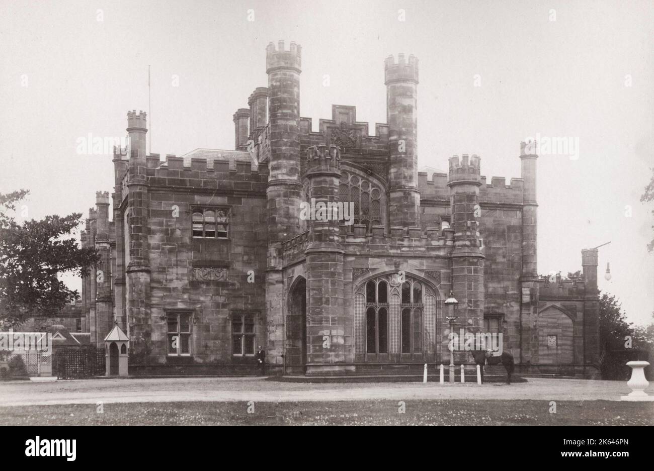 c.1900 fotografia d'annata: Australia - Sydney, Government House. Foto Stock