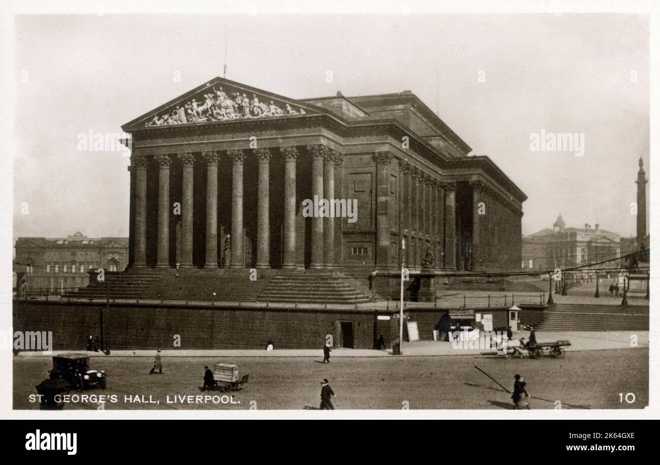 St George's Hall, Liverpool, Merseyside. Foto Stock