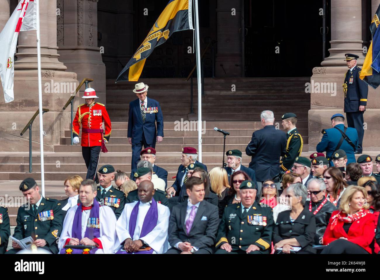 duca di Edinburgo, principe Philips a Toronto, Canada, 2013. Celebrazione del 200th° anniversario della battaglia di york Foto Stock