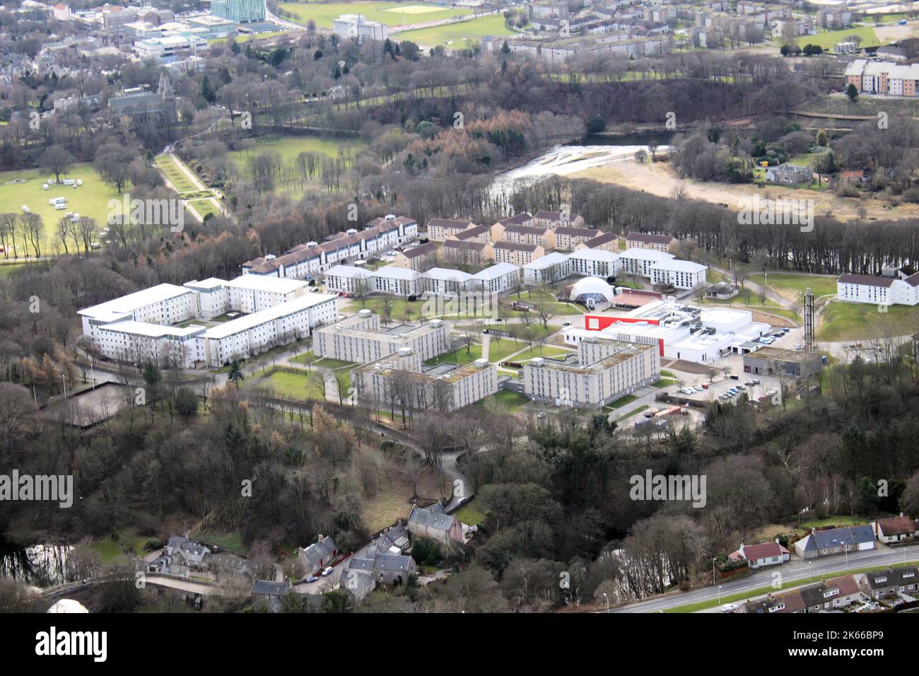 Campus Hillhead della Aberdeen University Foto Stock