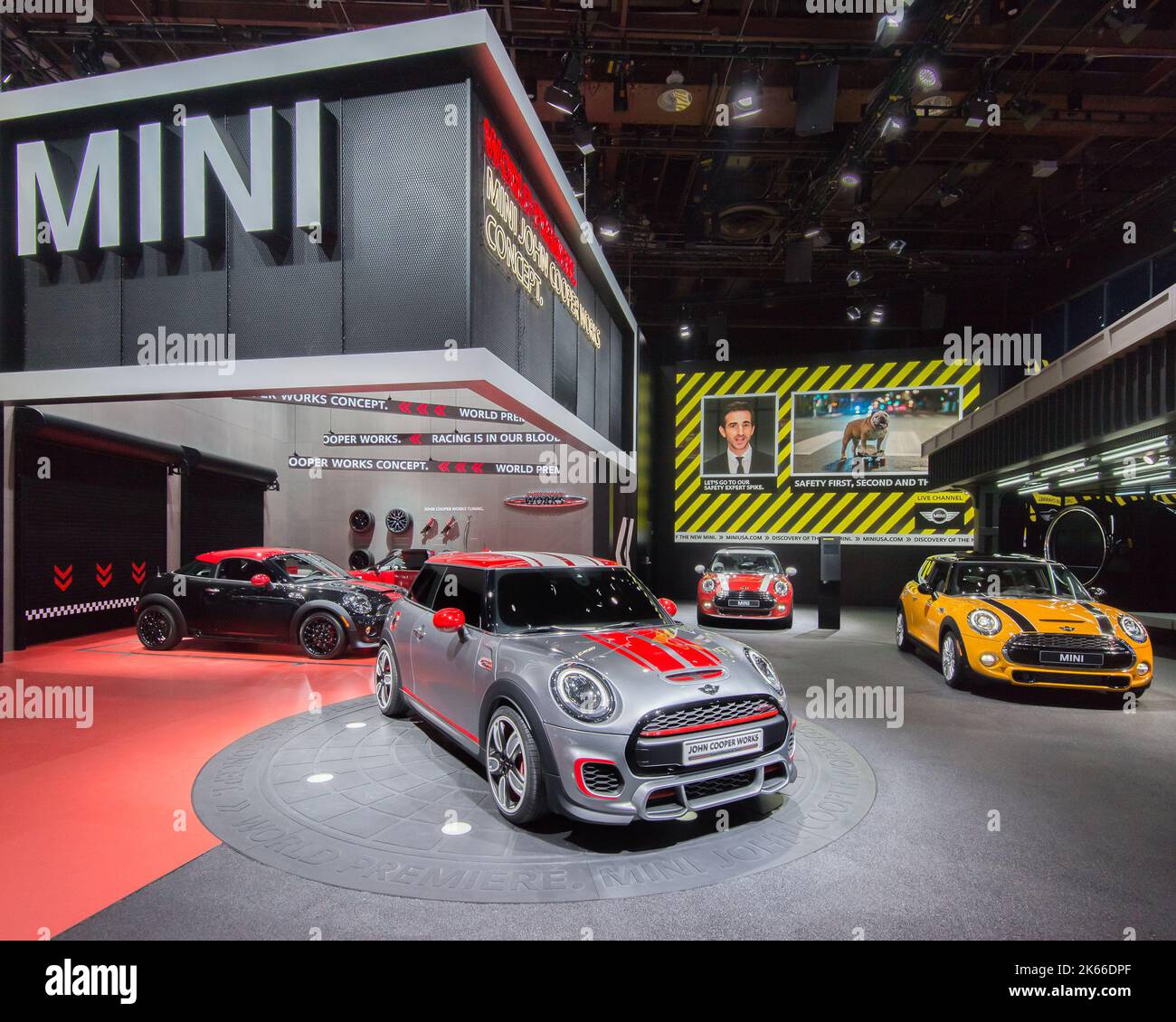 DETROIT, MI/USA - GENNAIO 14: Una concept car John Cooper Mini al North American International Auto Show (NAIAS). Foto Stock