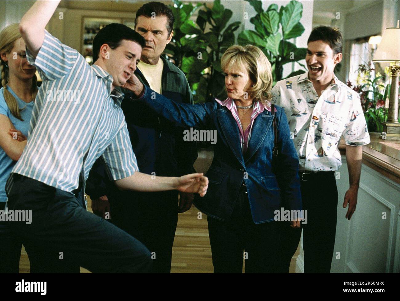 EDDIE Kaye Thomas, FRED WILLARD, DEBORAH RUSH, il Seann William Scott, AMERICAN WEDDING, 2003 Foto Stock