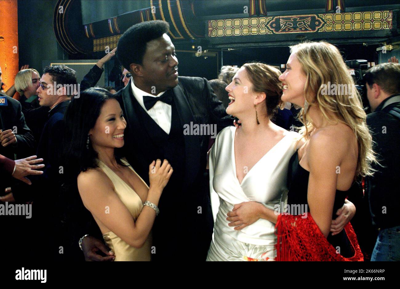 LIU,MAC,BARRYMORE,DIAZ, ANGELI DI CHARLIE: A TUTTO GAS, 2003 Foto Stock