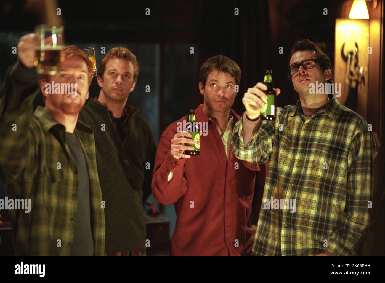 DAMIAN LEWIS, Thomas Jane, Timothy Olyphant, Jason Lee, DREAMCATCHER, 2003 Foto Stock