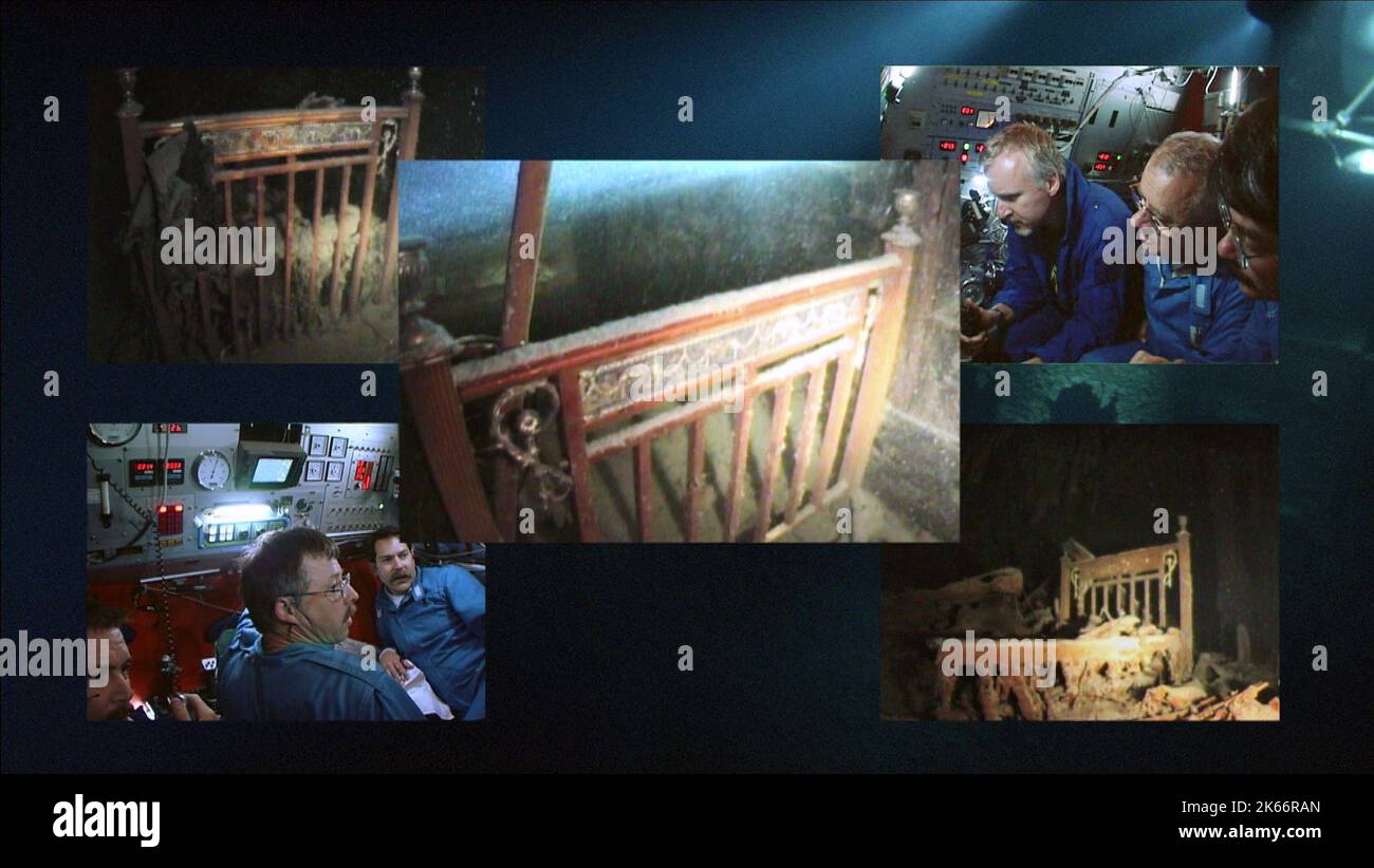 GENYA CHERNAIEV, Ken Marschall, James Cameron, DR. SAGALEVITCH ANATOLY, fantasmi dell'abisso, 2003 Foto Stock