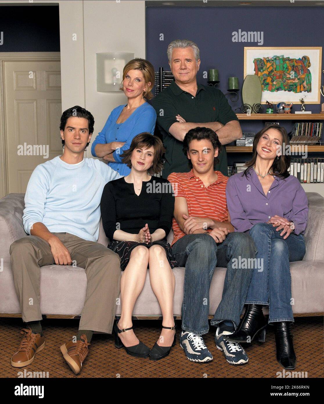 DAVIS,BARANSKI,MOORE,LARROQUETTE,LARROQUETTE,GIBNEY, FAMIGLIA FELICE, 2003 Foto Stock