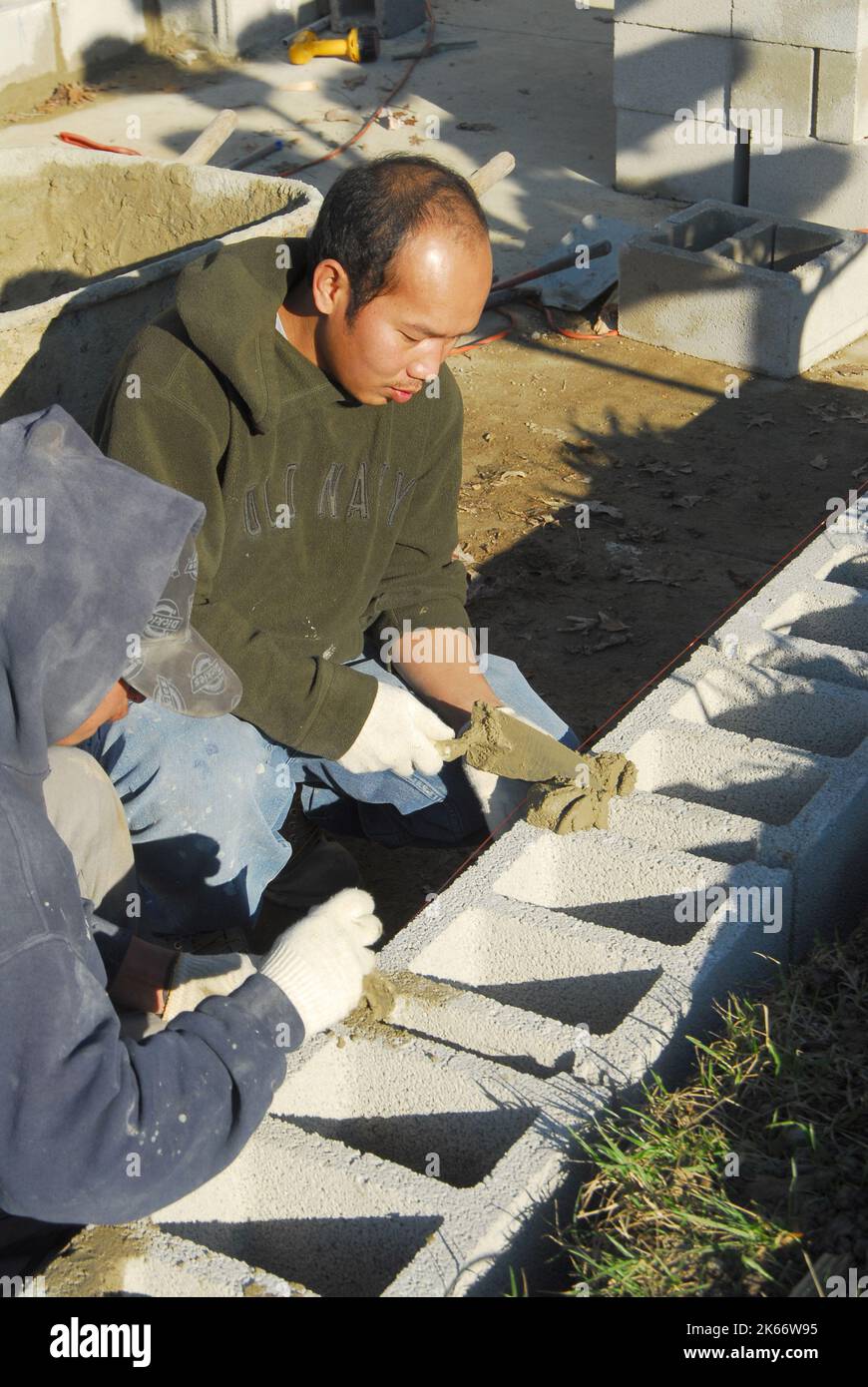 Brickmasons Foto Stock