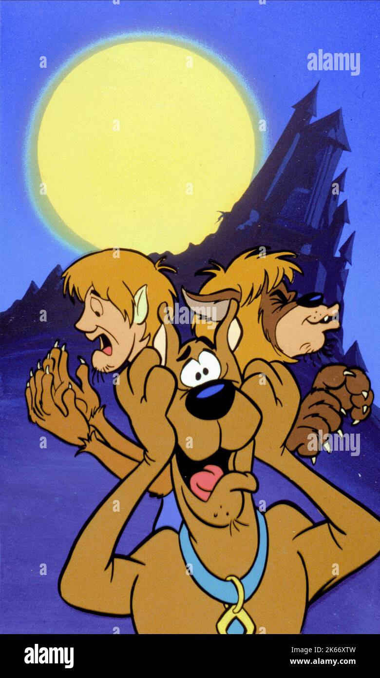 SCOOBY,SHAGGY, SCOOBY-doo e il lupo mannaro riluttante, 2003 Foto Stock
