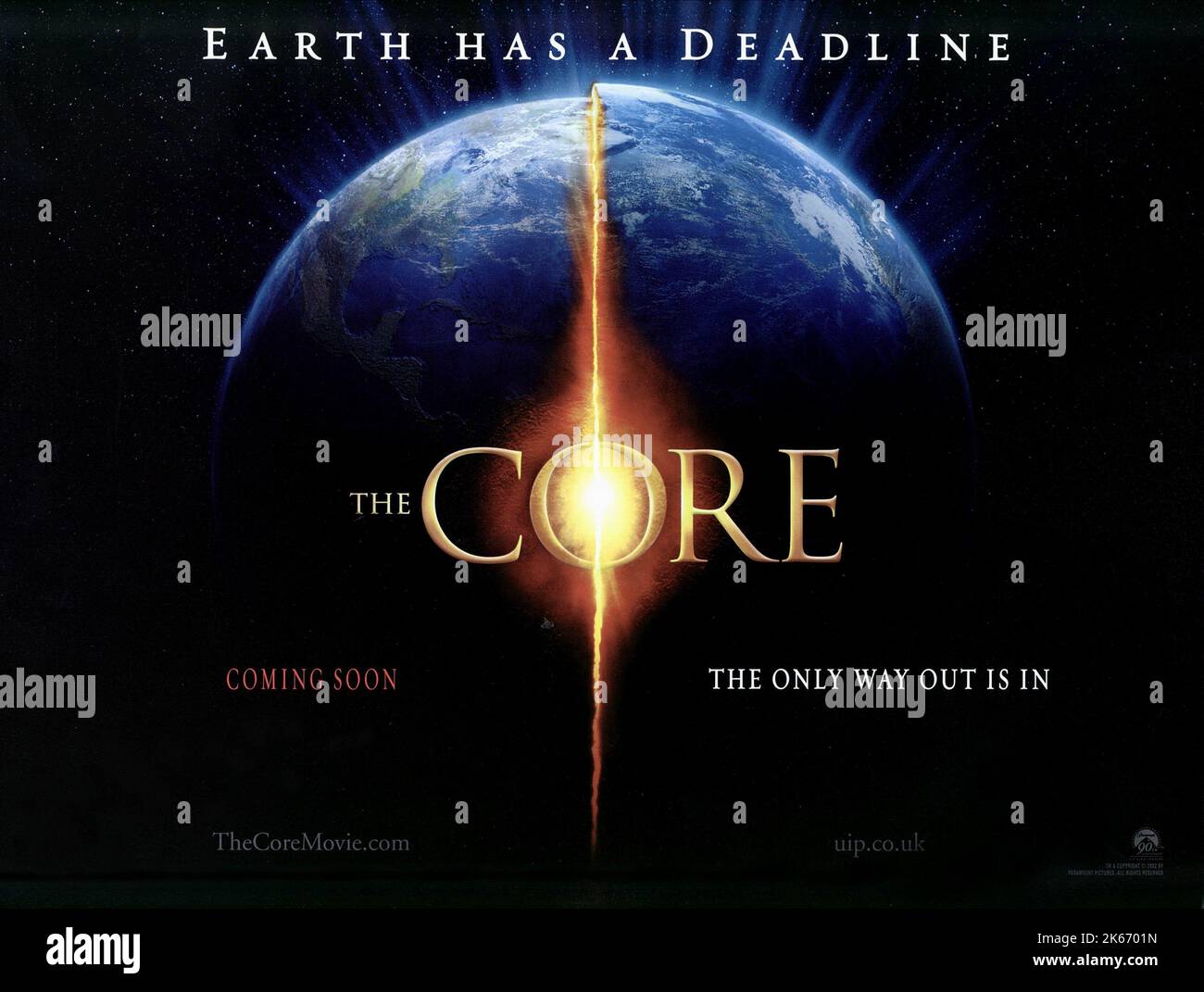 POSTER DEL FILM, il core, 2003 Foto Stock
