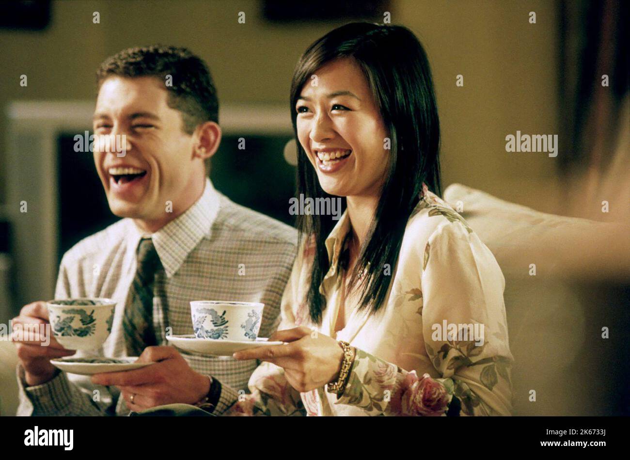 LEE EVANS, CHRISTY CHUNG, il medaglione, 2003 Foto Stock
