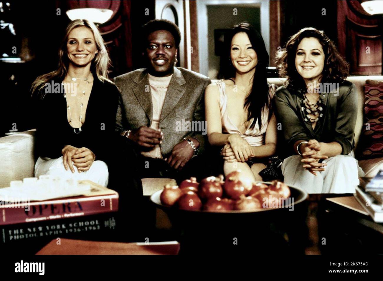 DIAZ,MAC,LIU,BARRYMORE, ANGELI DI CHARLIE: A TUTTO GAS, 2003 Foto Stock