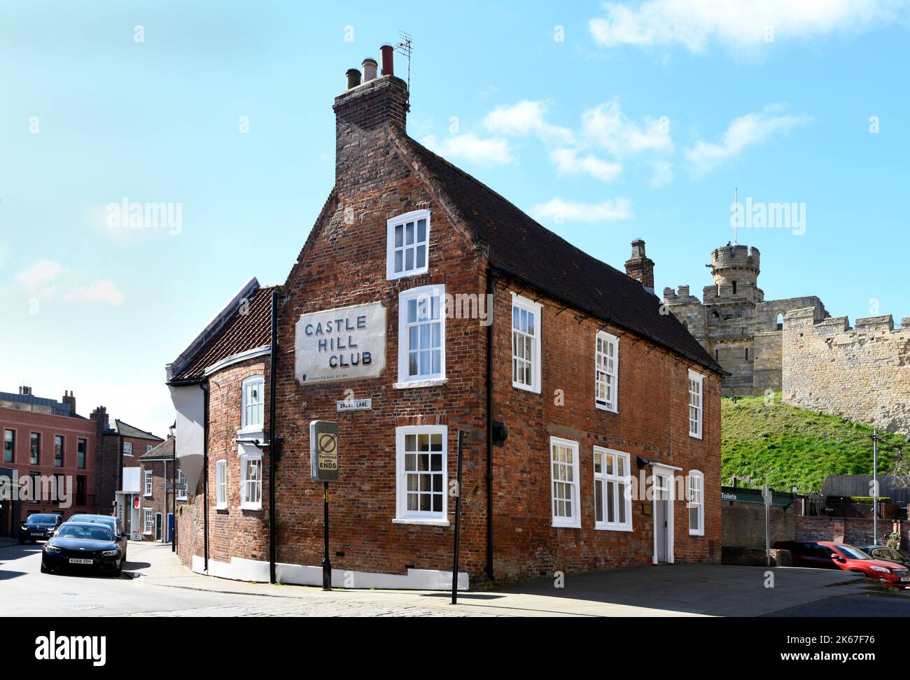 Castle Hill Club, Lincoln. Foto Stock