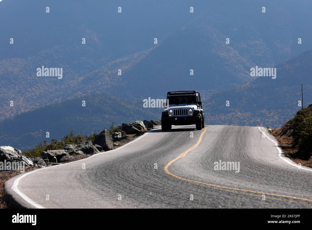 Mount Washington Auto Road, White Mountain National Forest, New Hampshire Foto Stock
