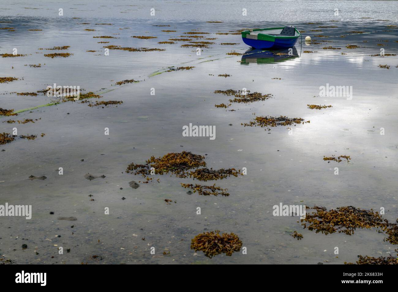 Ormeggiato a Port Ramsay sull'Isola di Lismore, Argyll, Scozia Foto Stock