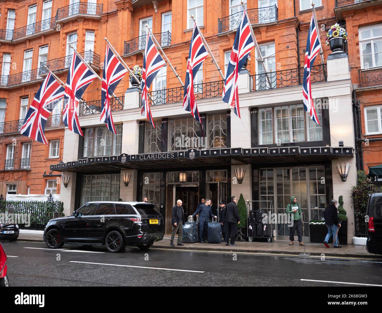 Claridge's Hotel Mayfair, Londra, Regno Unito Foto Stock