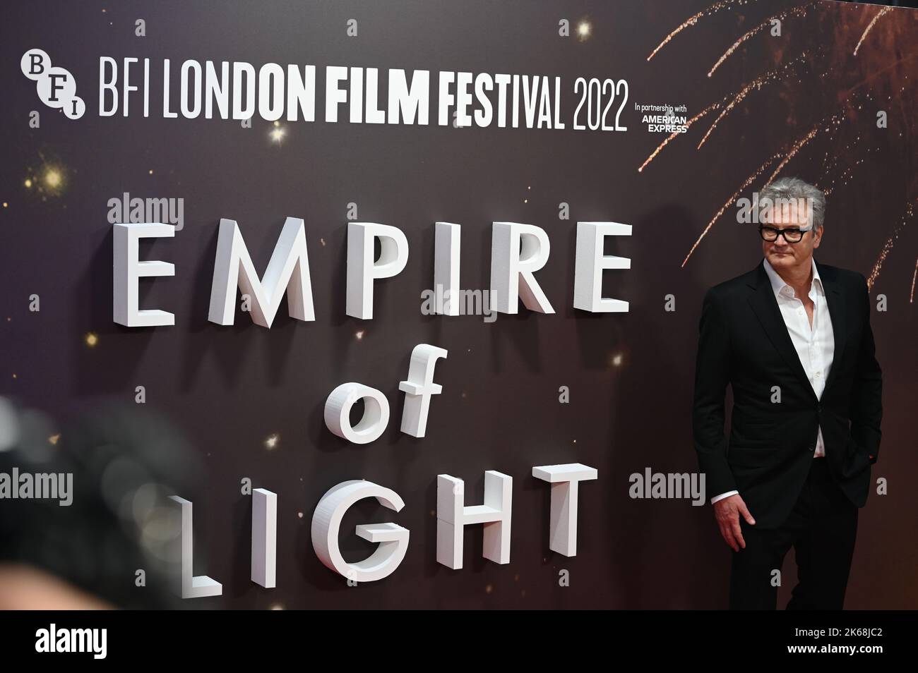 Londra, Regno Unito. 12th Ott 2022. Colin Firth arriva all'Empire of Light - UK Premiere - BFI London Film Festival il 12 ottobre 2022, Inghilterra, Londra, Regno Unito. Credit: Vedi li/Picture Capital/Alamy Live News Foto Stock
