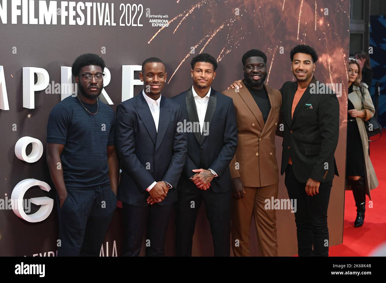 Londra, Regno Unito. 12th Ott 2022. Micheal Ward (M) arriva all'Empire of Light - UK Premiere - BFI London Film Festival il 12 ottobre 2022, Inghilterra, Londra, Regno Unito. Credit: Vedi li/Picture Capital/Alamy Live News Foto Stock