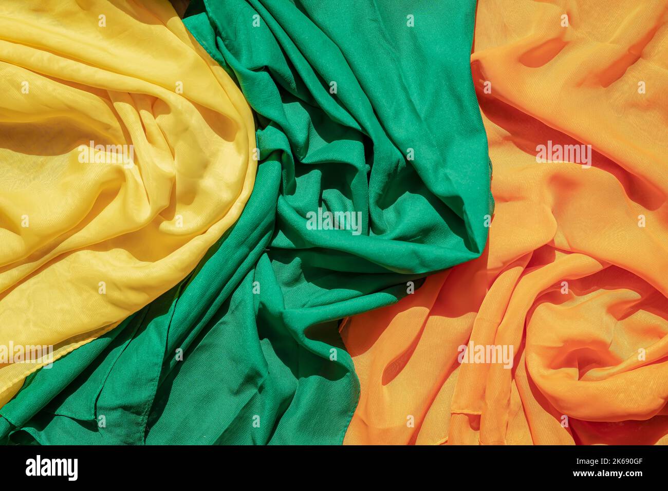 Stole multicolori, tessuti, coloratissimi sfondi astratti Foto Stock