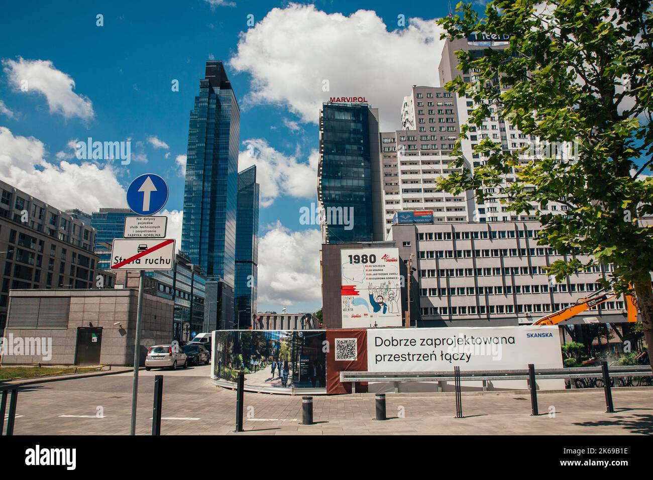 moderna città terra punto di riferimento architettura business Foto Stock